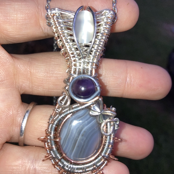 Agate Necklace - Picture 9 of 9